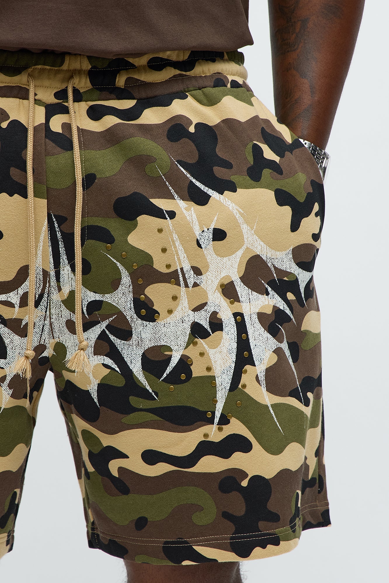 Metal Camo Sweatshort - Camouflage