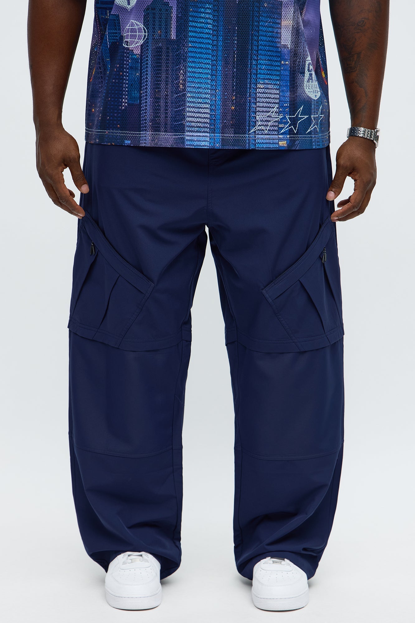 Straight Don't Kill My Vibe Pants - Navy