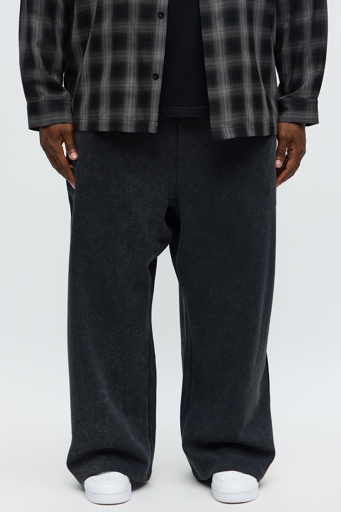 Tyson Baggy Washed Pants - Black Wash