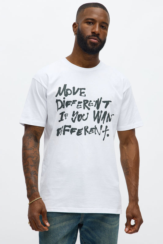 Move Different Short Sleeve Tee - White