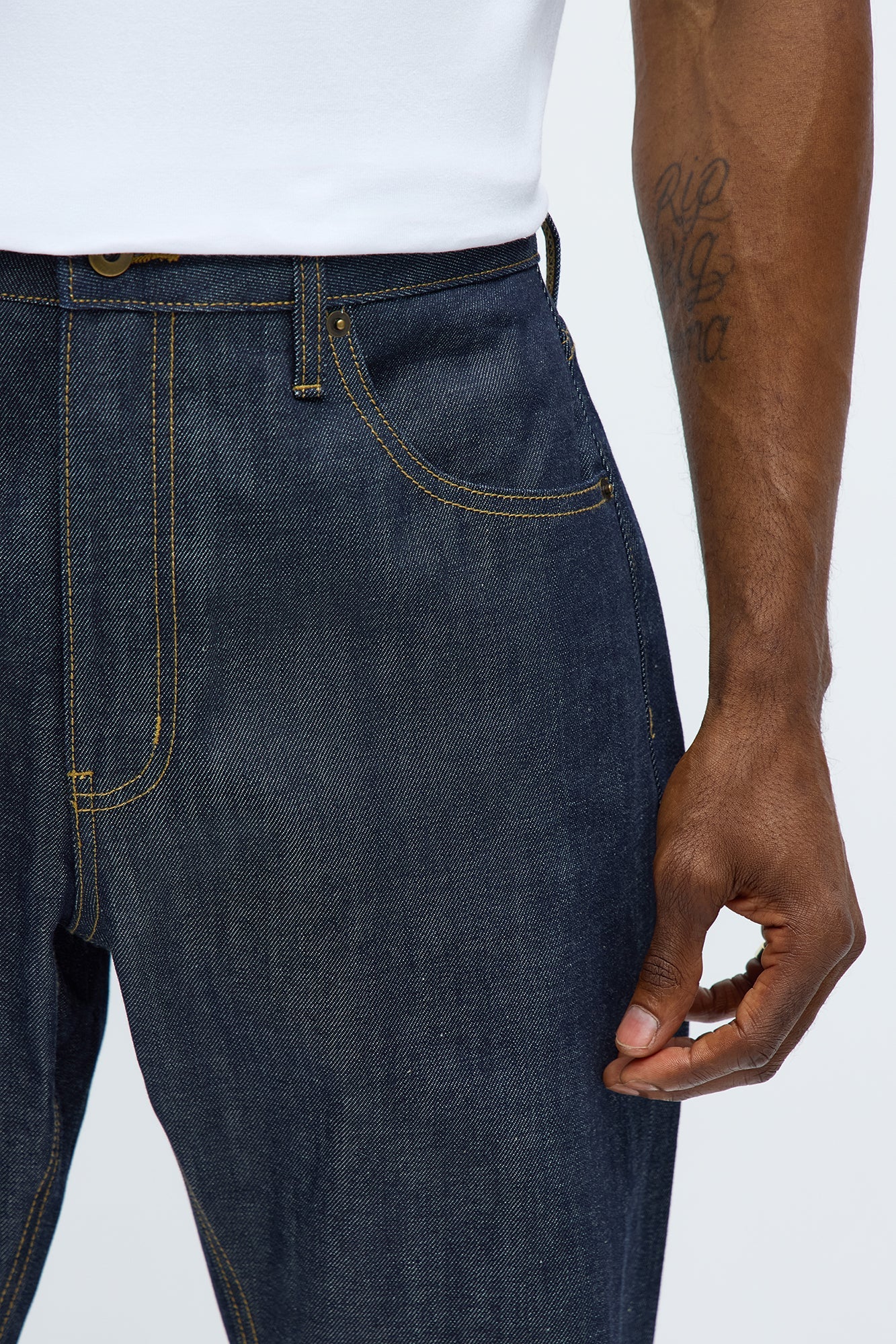 Straight Raw Selvedge Jeans - Indigo