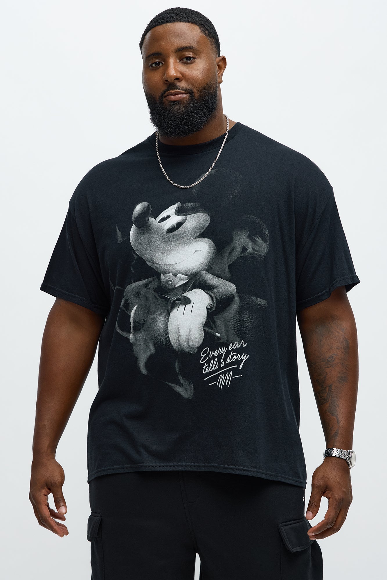 Disney Mickey Eviler Every Ear Short Sleeve Tee - Black