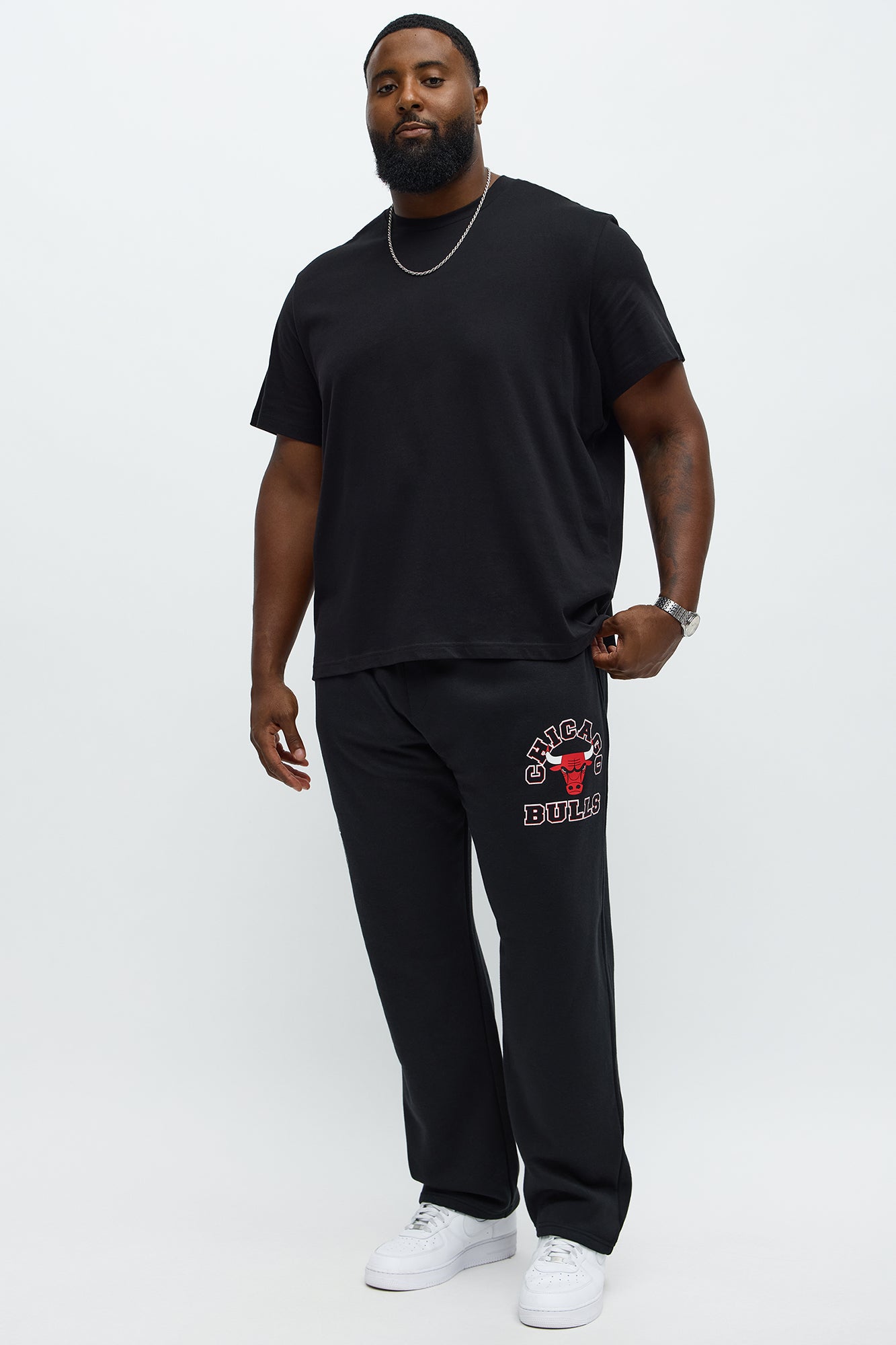 Bulls Basketball Sweatpants - Black