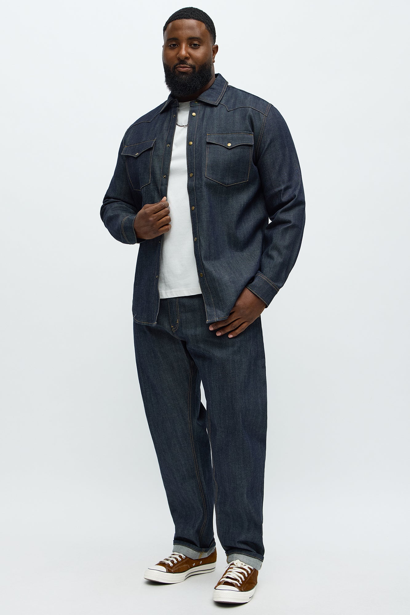 Slim Raw Selvedge Jeans - Indigo