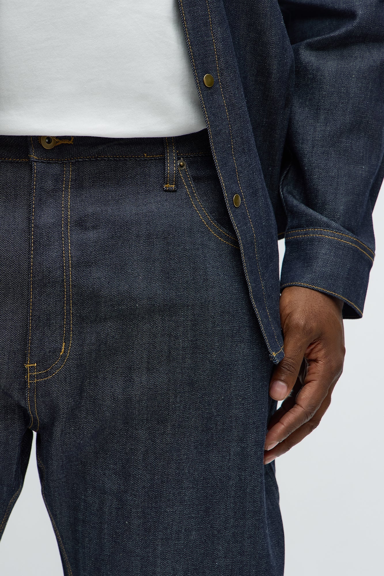 Slim Raw Selvedge Jeans - Indigo