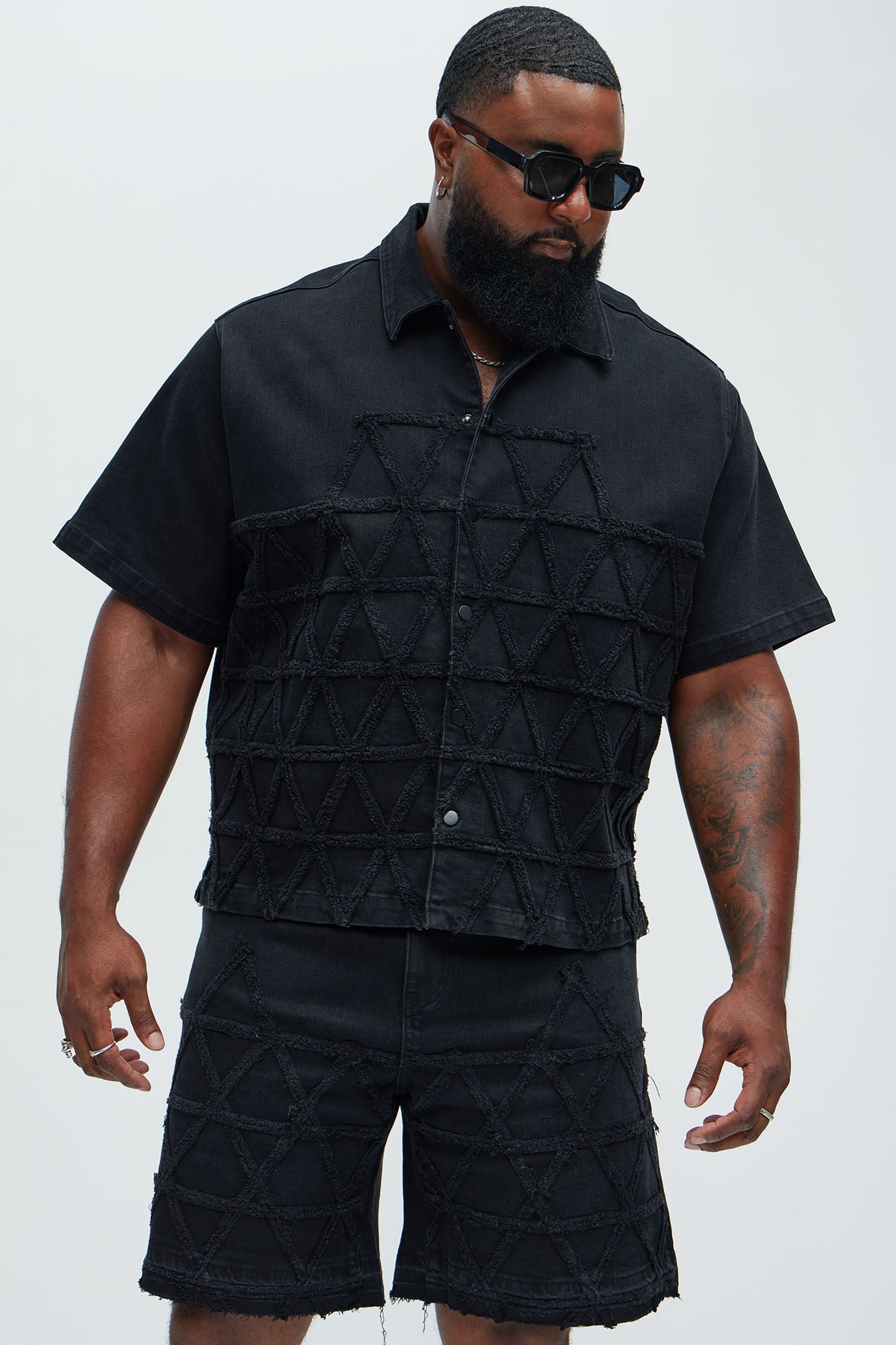 Interstellar Denim Shirt - Black Wash