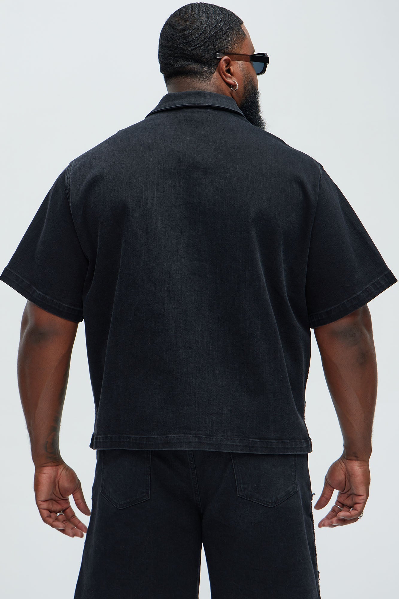 Interstellar Denim Shirt - Black Wash