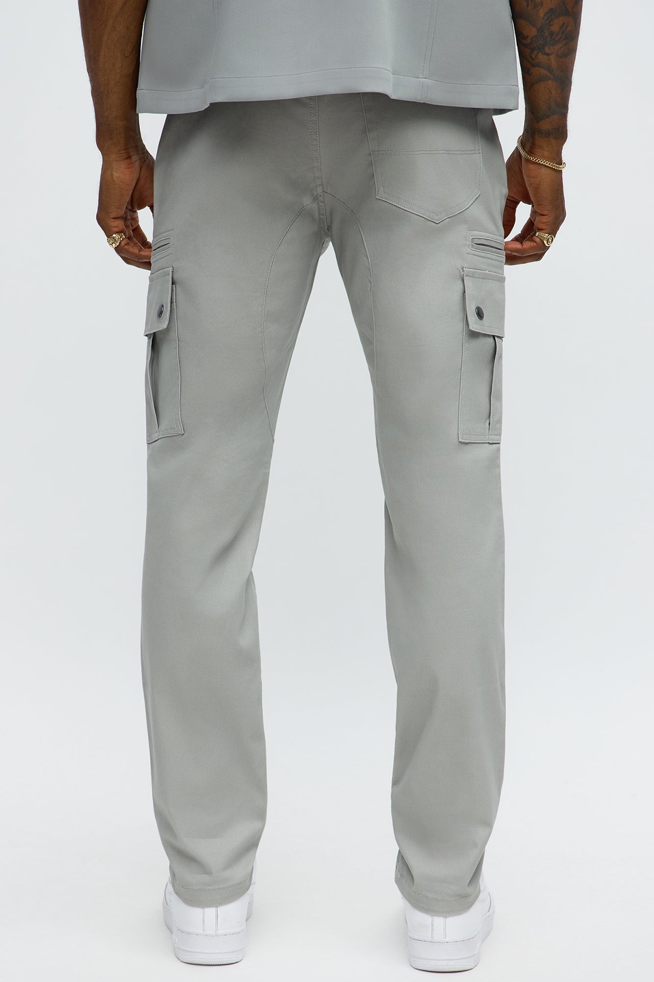 Skinny Striker Cargo Pants - Grey