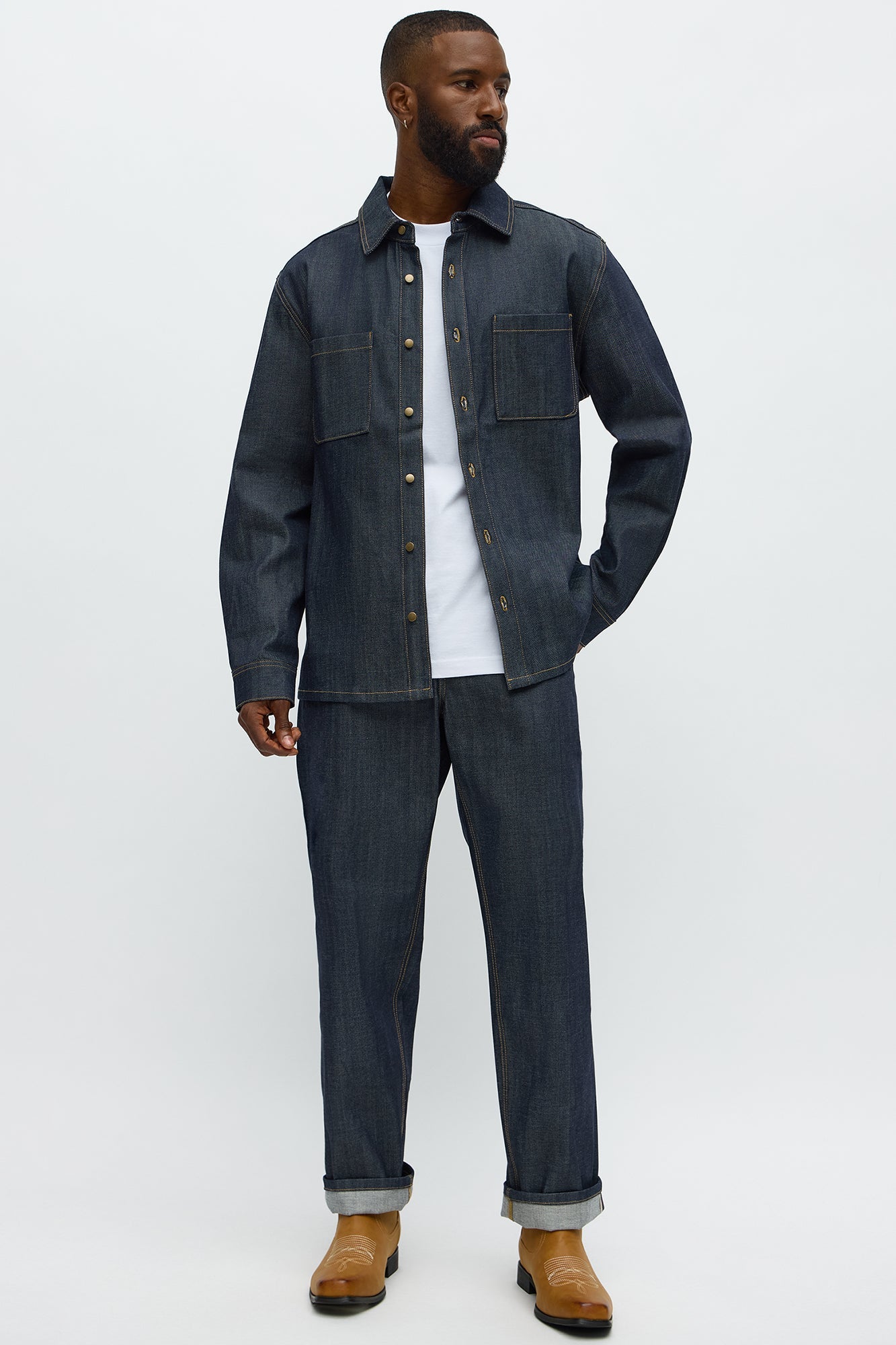 Slim Raw Selvedge Jeans - Indigo