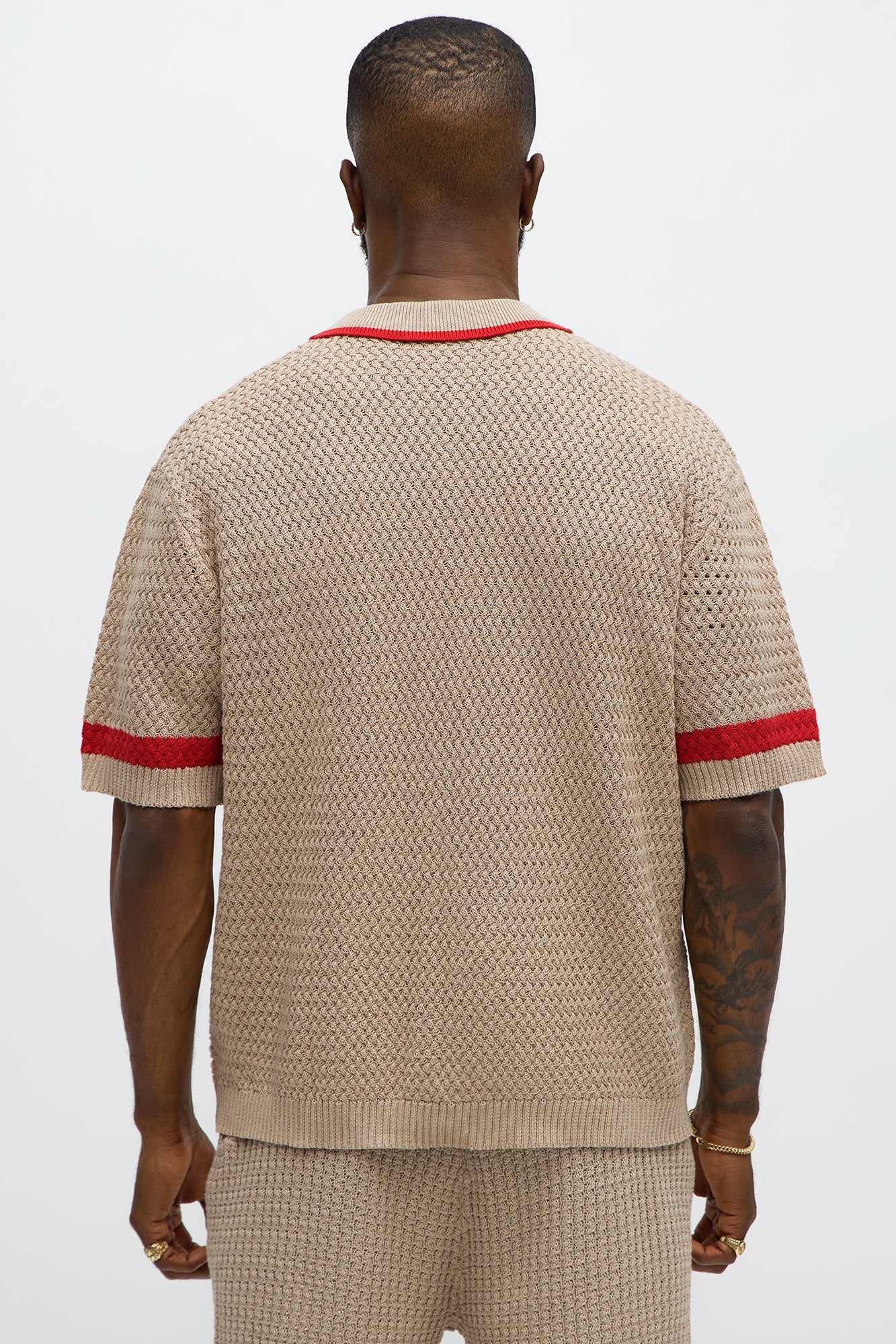 Relaxed Fit Margarita Button Up Shirt - Tan/Multi