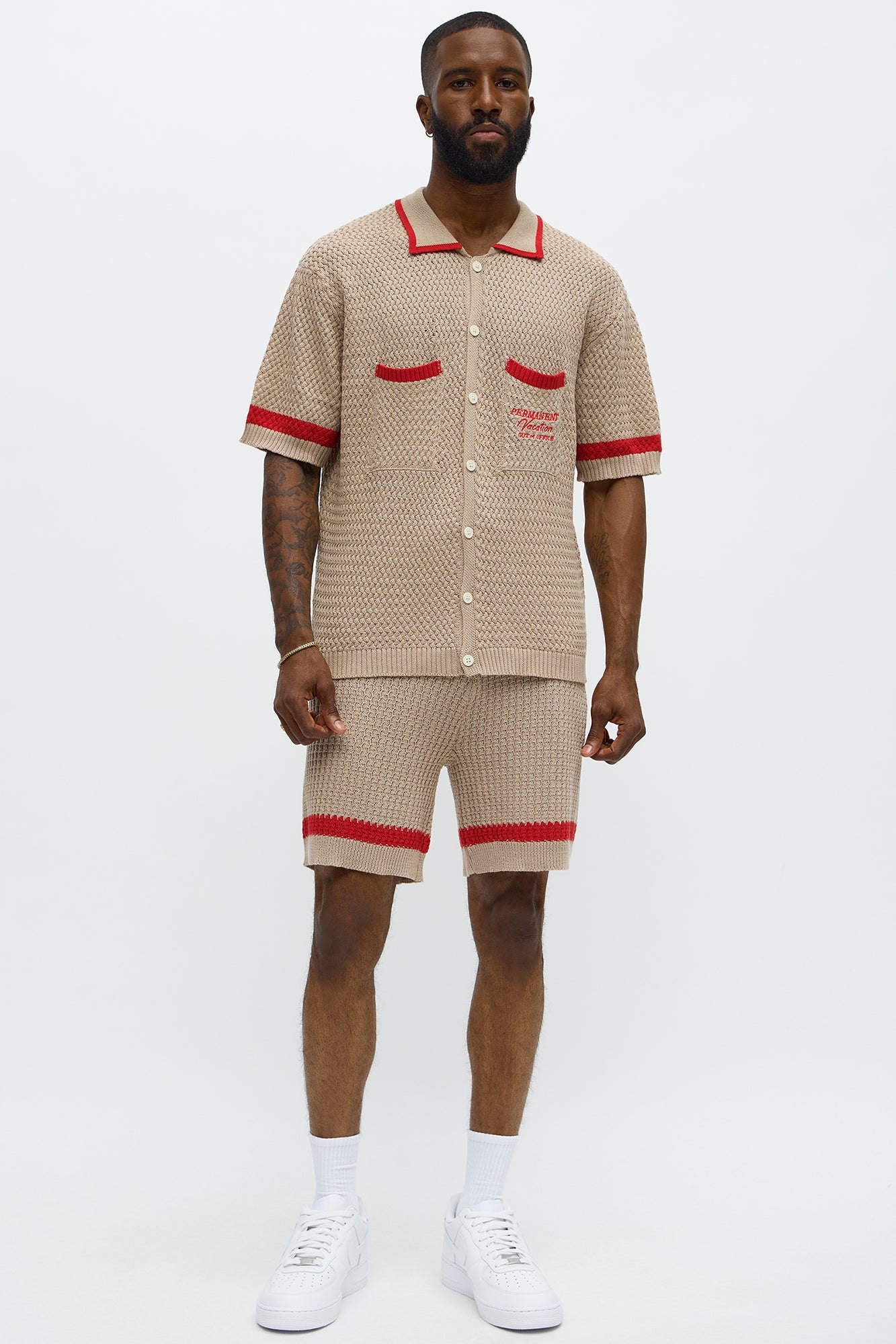 Relaxed Margarita Knit Shorts - Tan