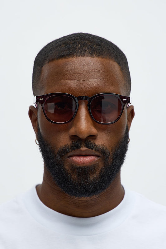 Upscale Outlook Sunglasses - Burgundy