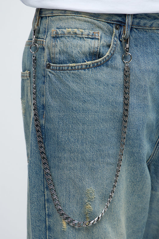 Hangin' In There Pant Chain - Silver