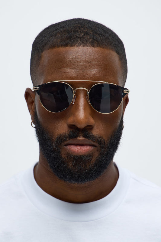 Randa Round Sunglasses - Gold