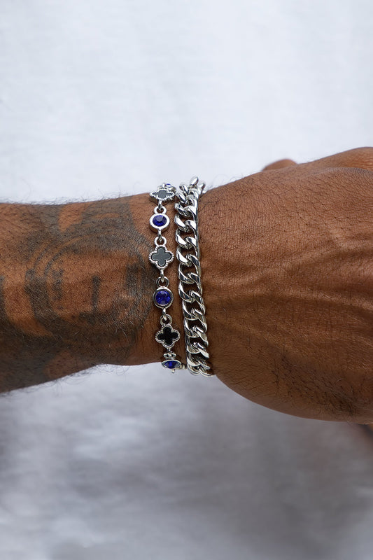 Stand Out Bracelet Set - Silver/Combo