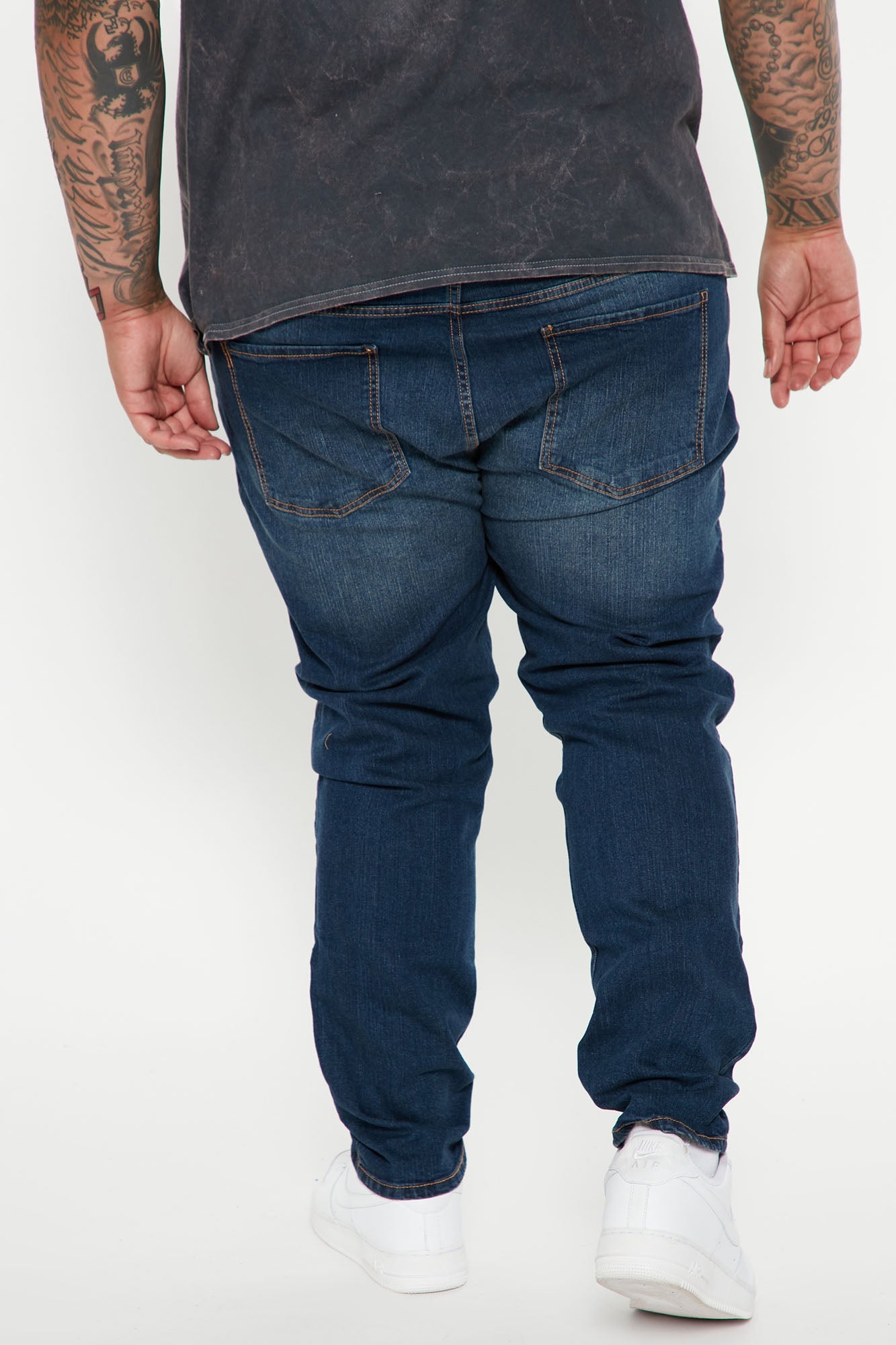 Mike Straight Taper Jeans - Dark Wash