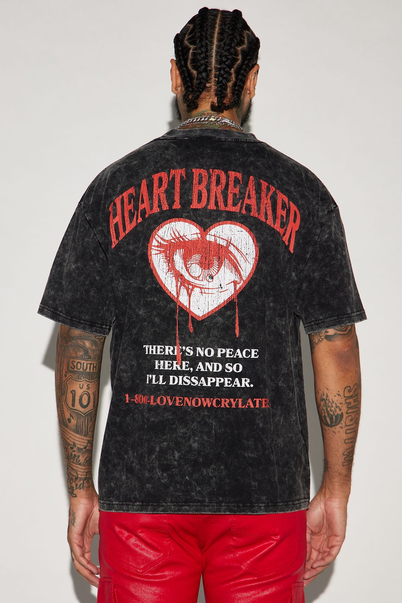 Love Now Cry Later Short Sleeve Tee - Black