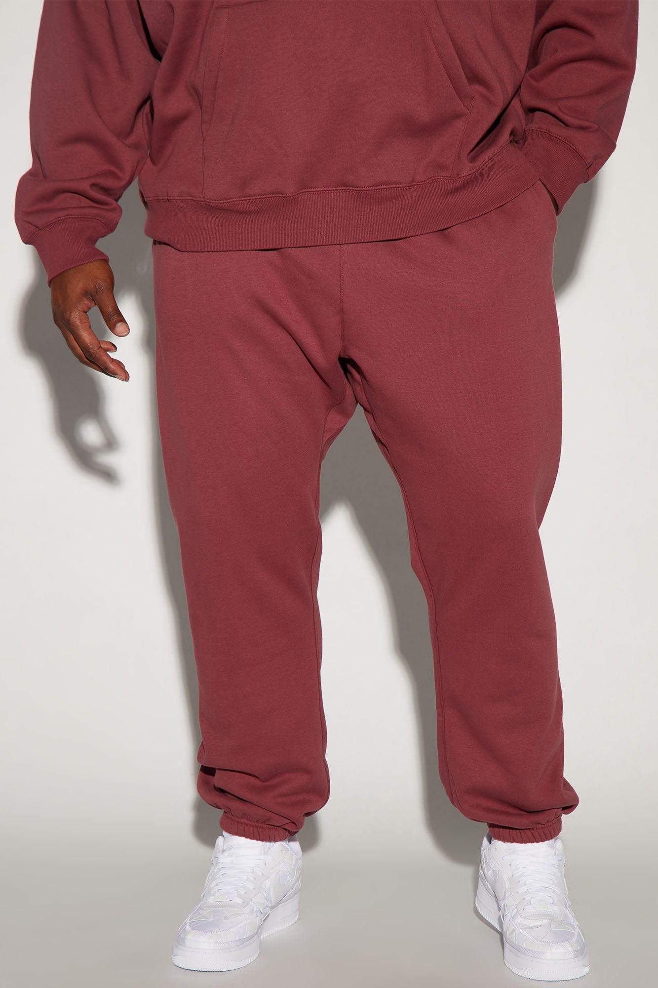Tyson Heavyweight Sweat Jogger - Burgundy