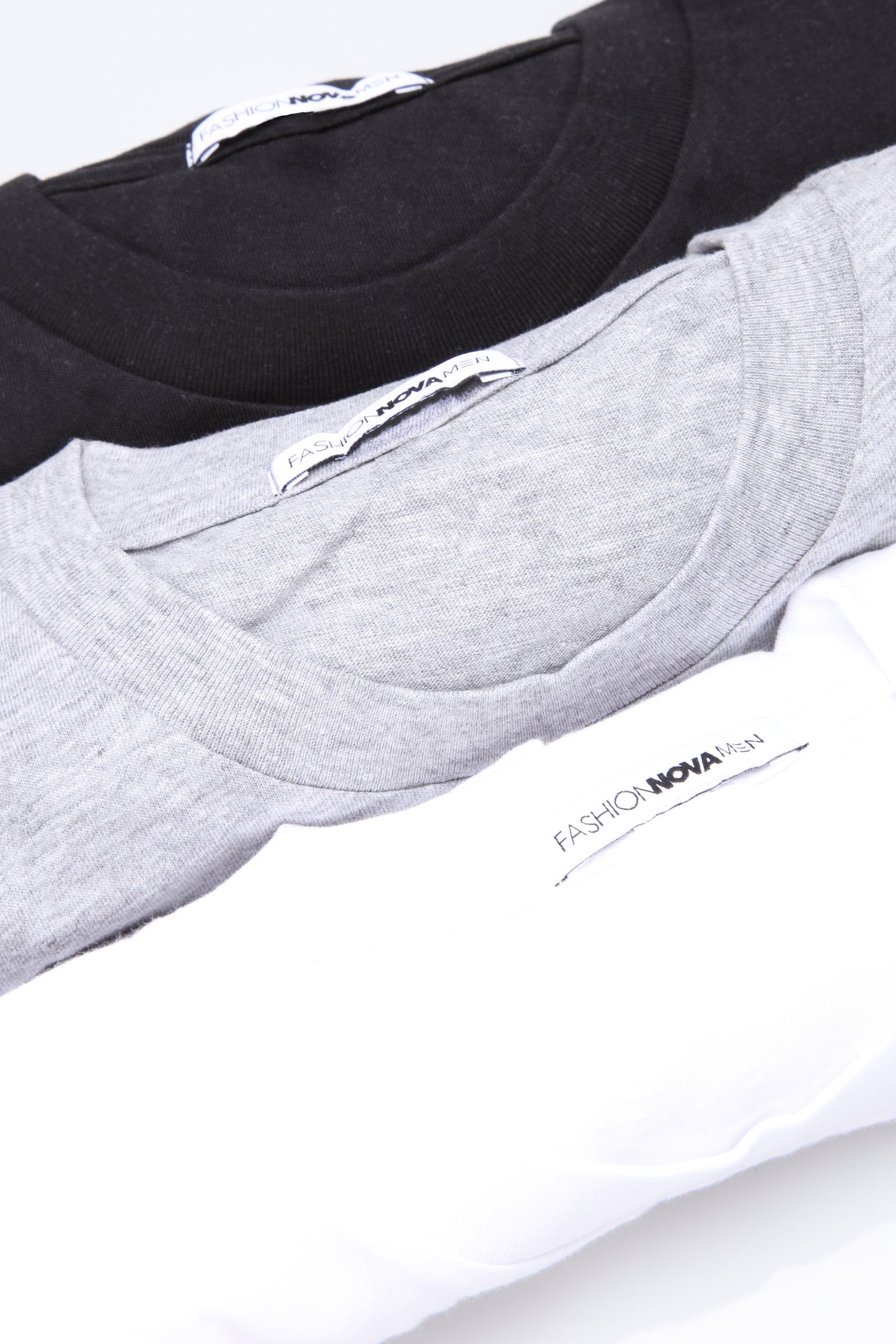 FN Essential Crew Tees 3 Pack - Black/combo