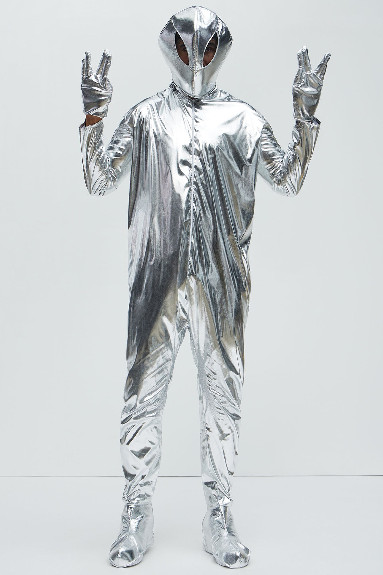 Cosmic Alien Costume - Silver