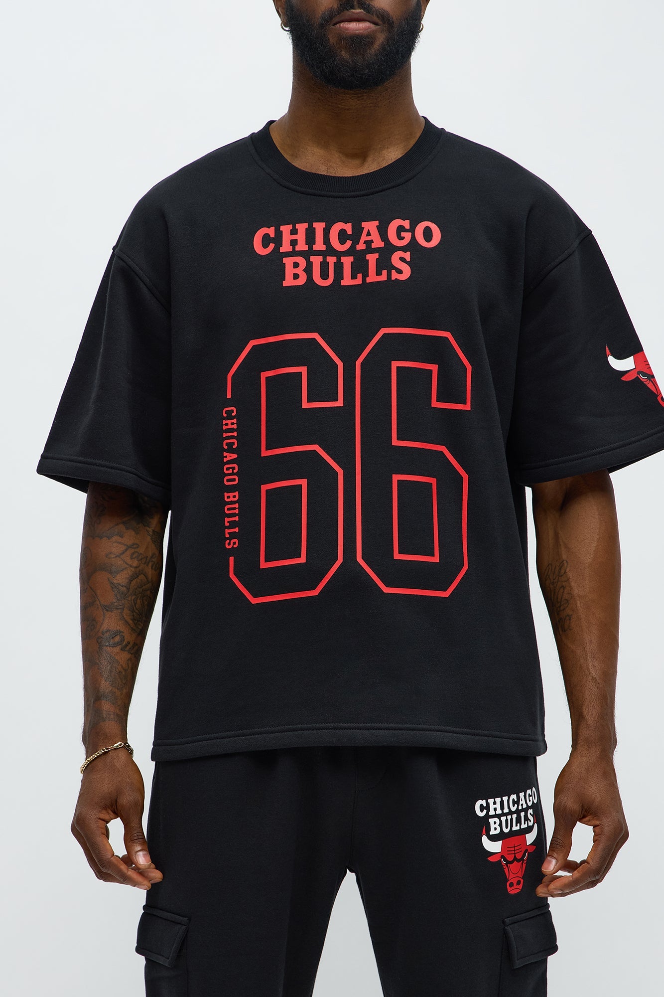 Bulls Oversized Tee - Black