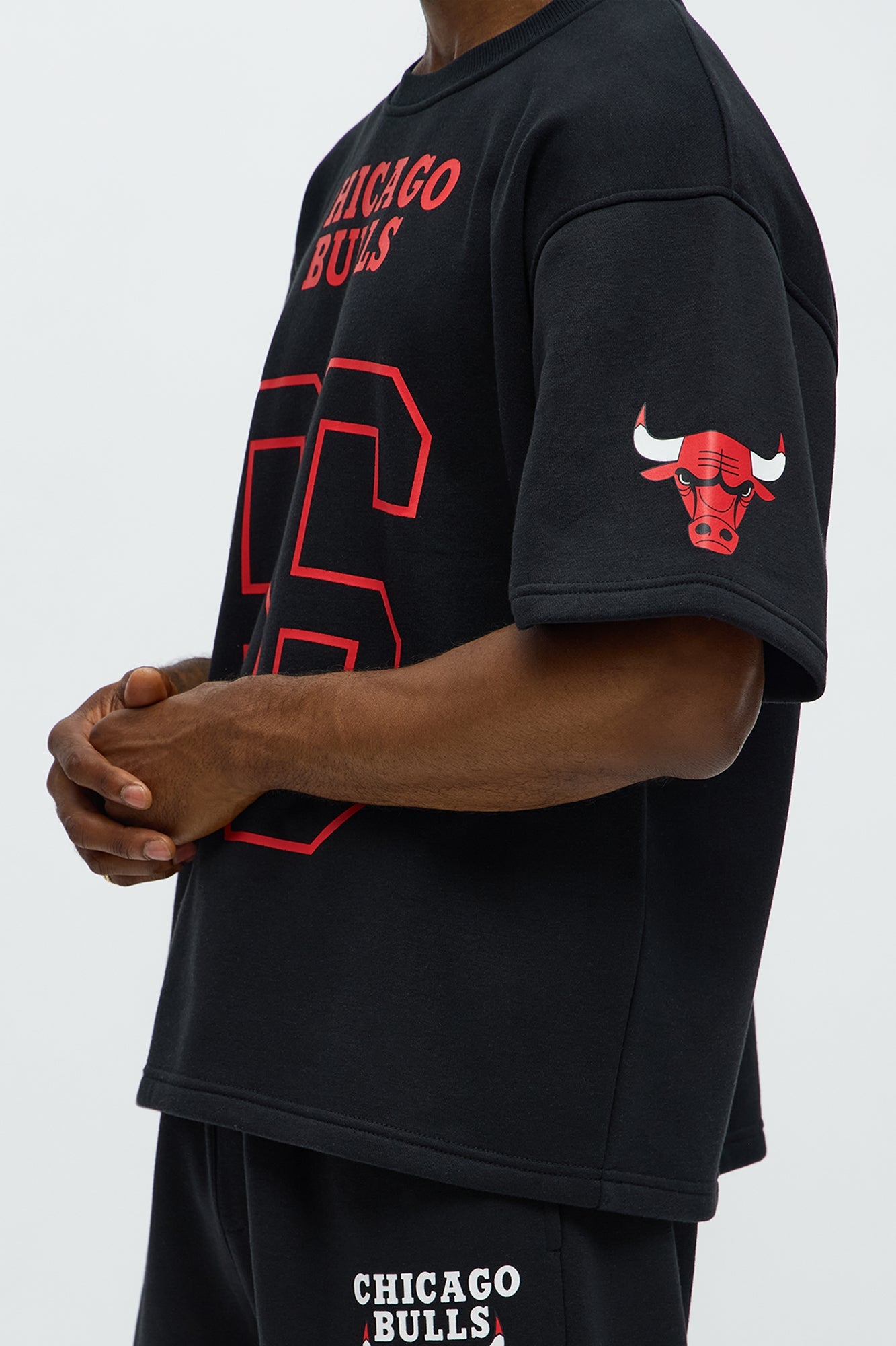 Bulls Oversized Tee - Black