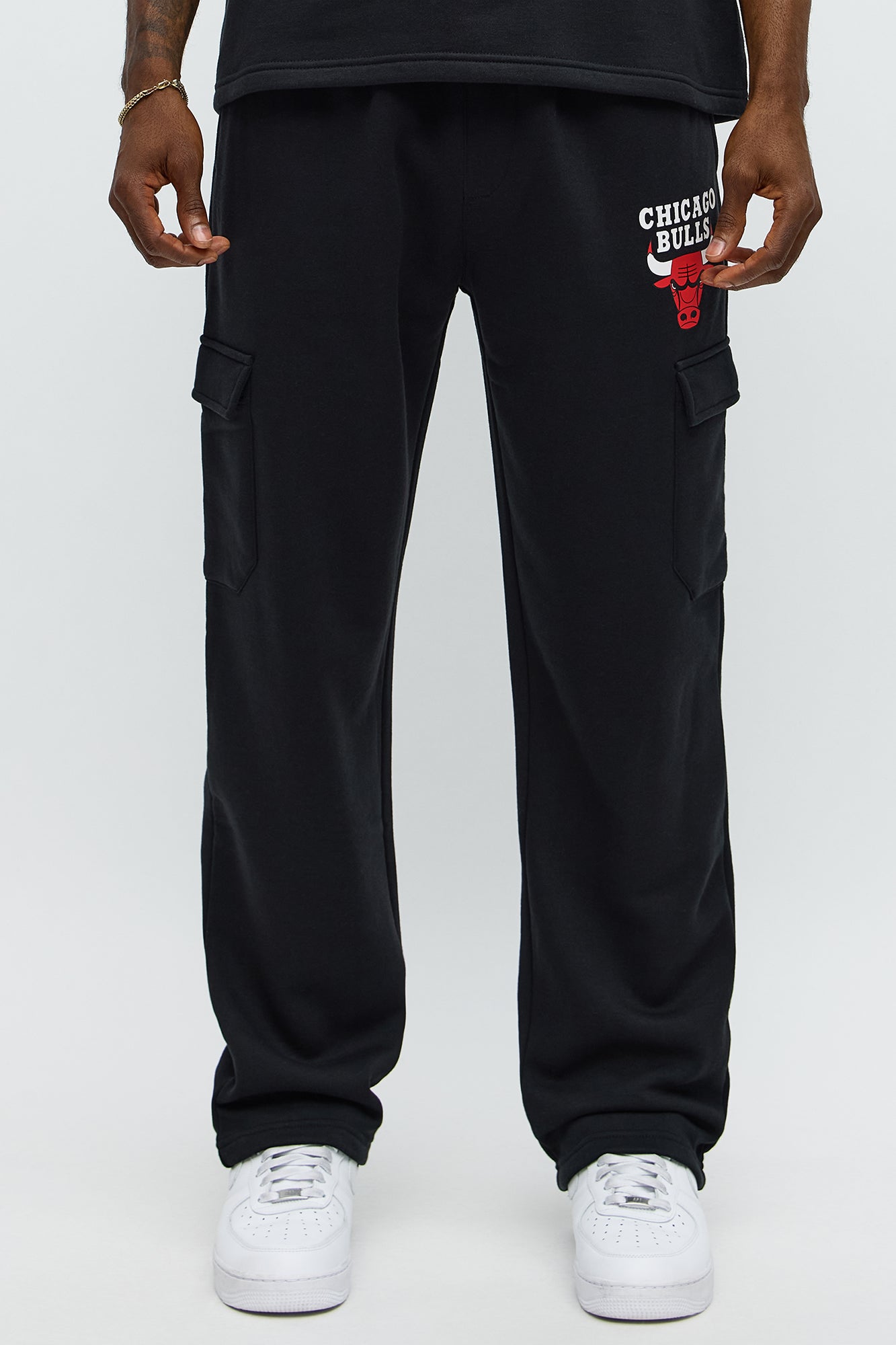 Bulls Cargo Sweatpants - Black