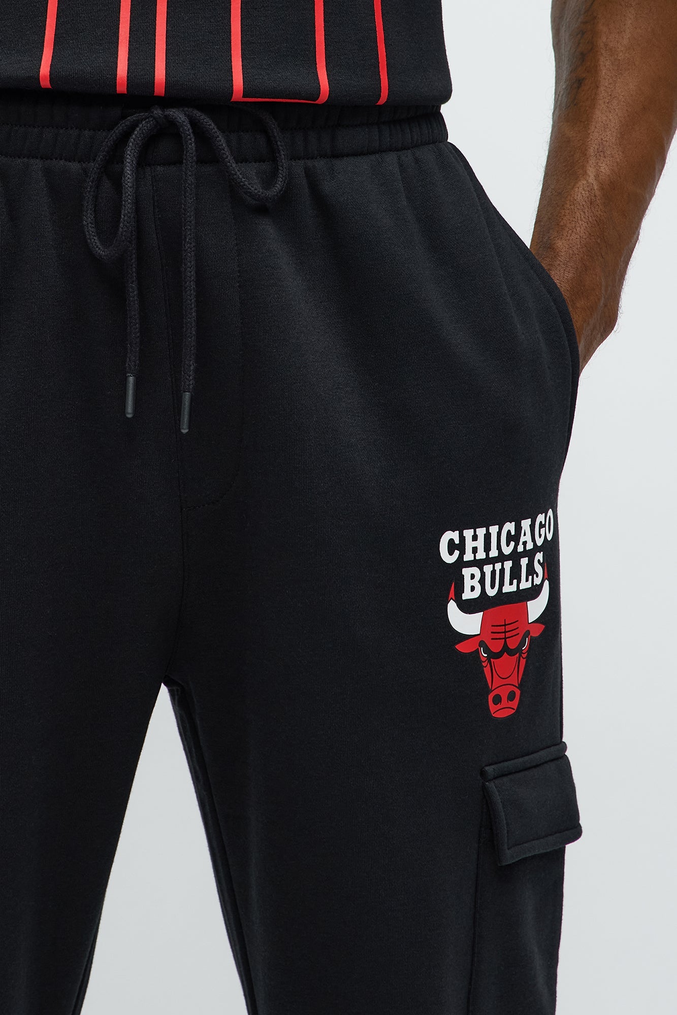 Bulls Cargo Sweatpants - Black