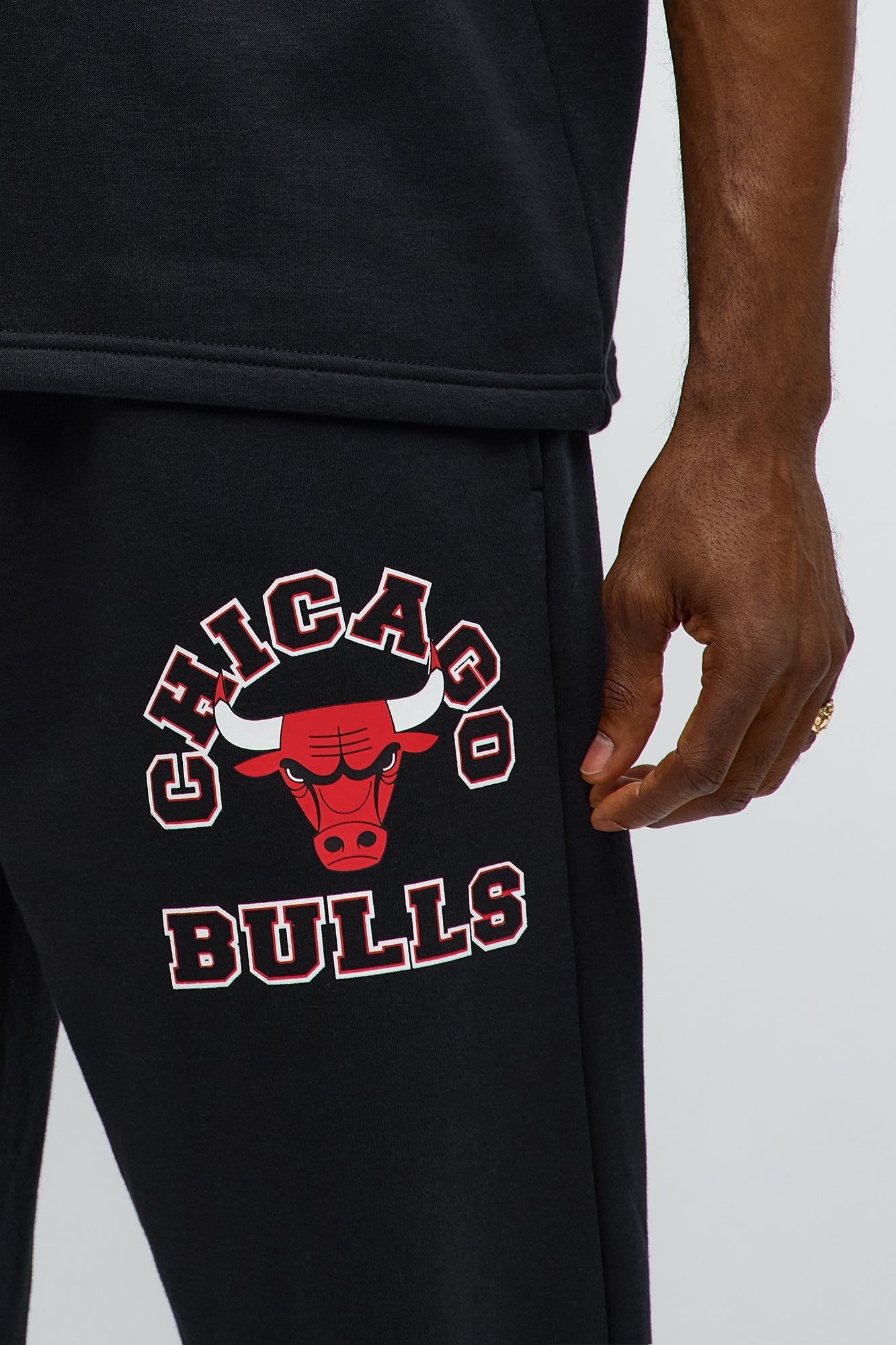 Bulls Basketball Sweatpants - Black
