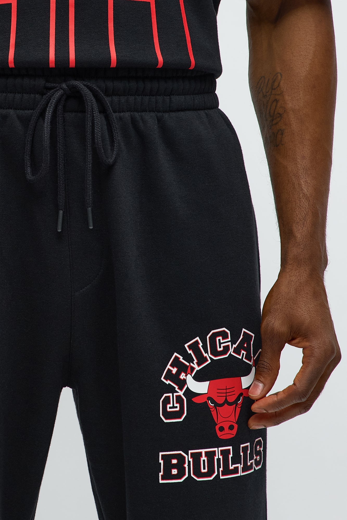 Bulls Basketball Sweatpants - Black