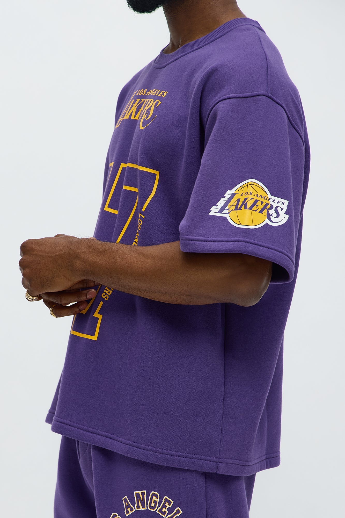 Lakers Oversized Tee - Purple