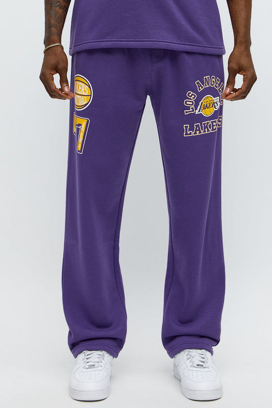 Lakers Basketball Sweatpants - Purple