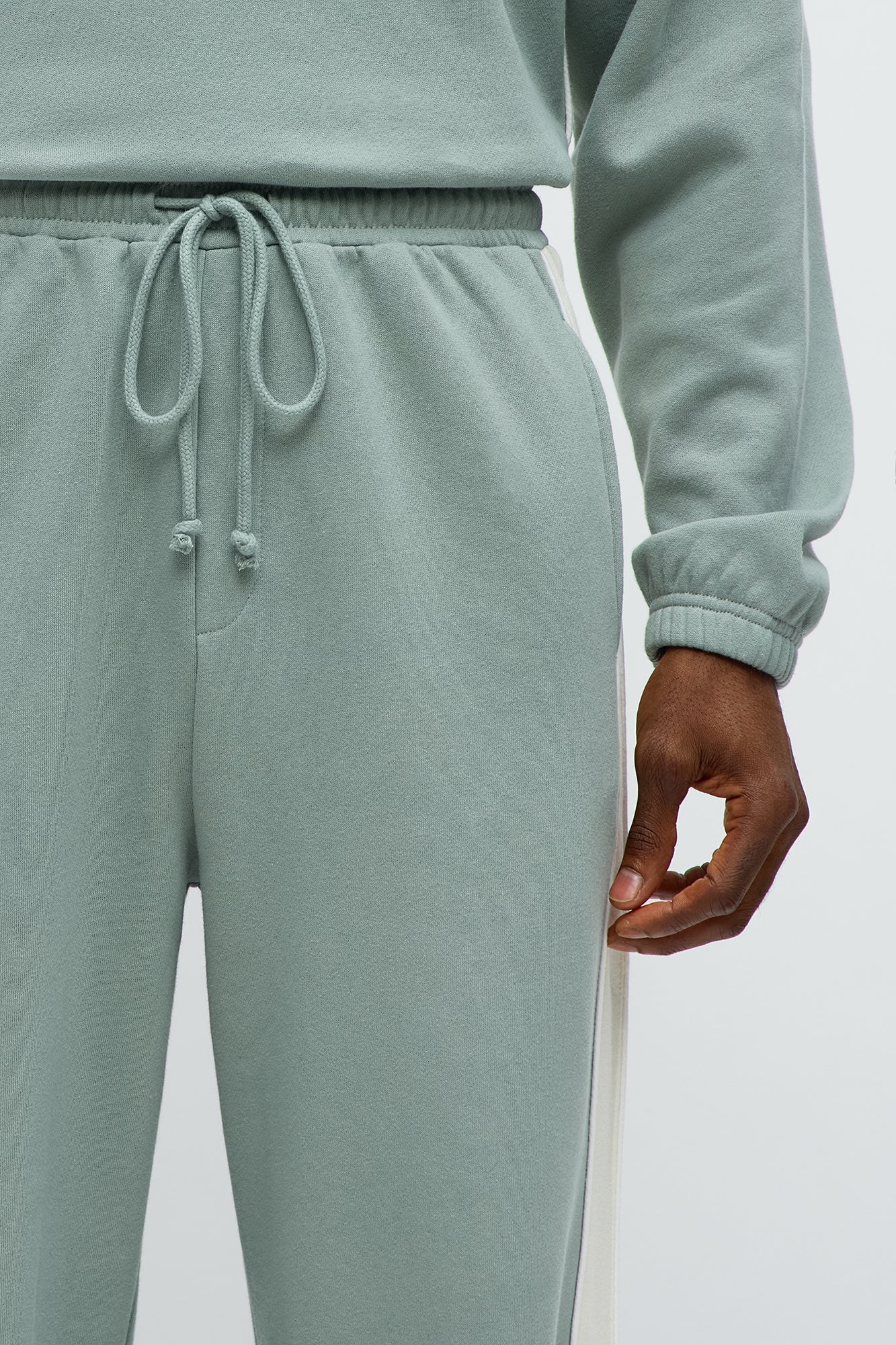 Ready Side Panel Sweatpant - Sage