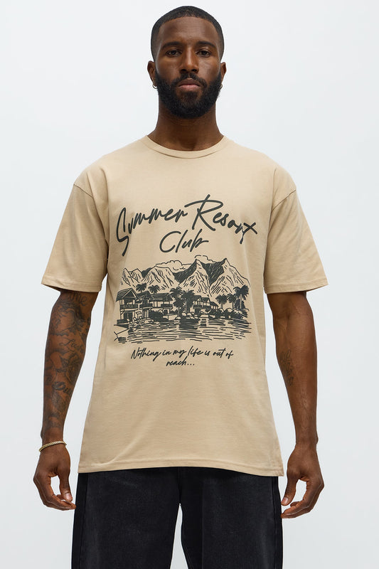 Summer Resort Club Short Sleeve Tee - Sand