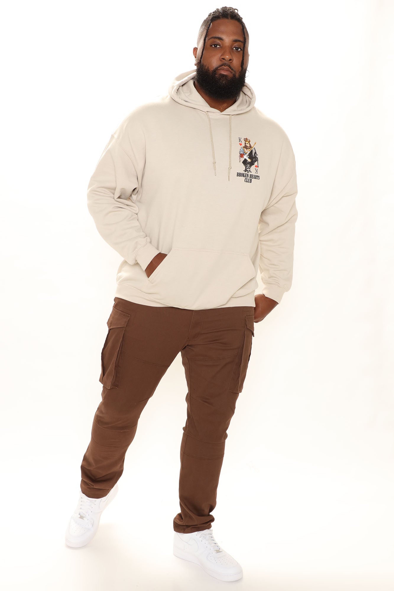 Summer Games Slim Cargo Pants - Brown