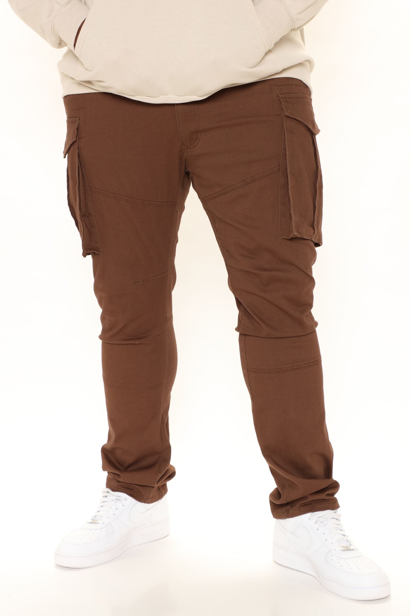Summer Games Slim Cargo Pants - Brown