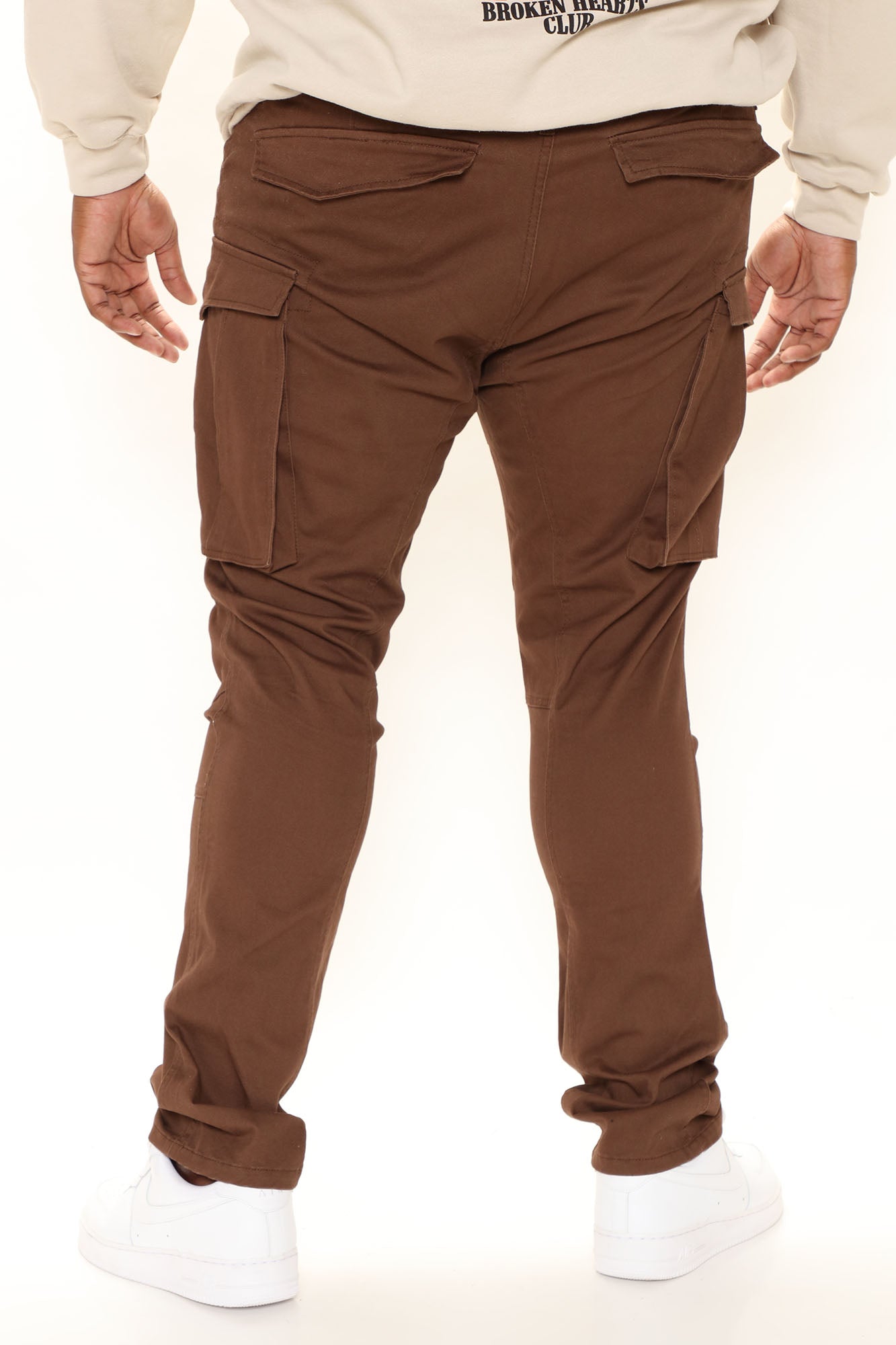 Summer Games Slim Cargo Pants - Brown