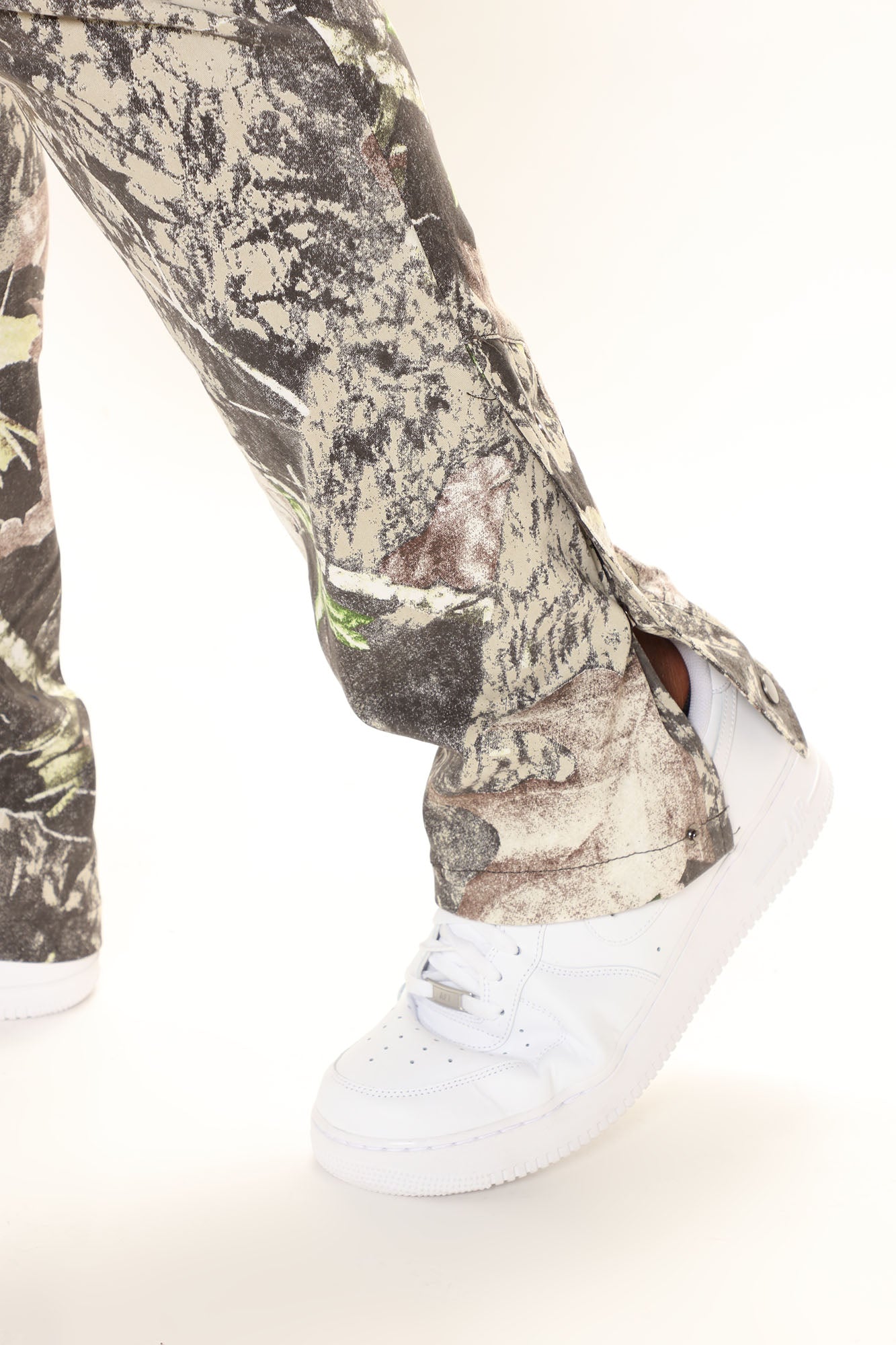 Worker Slim Cargo Pants - Green/combo