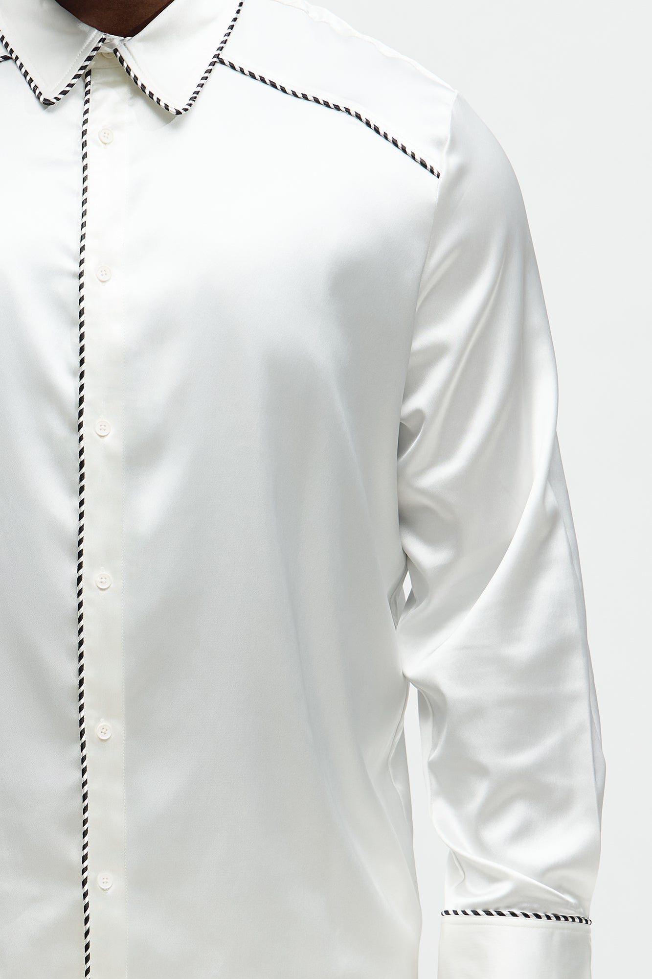 Luxe Button Up Shirt - White