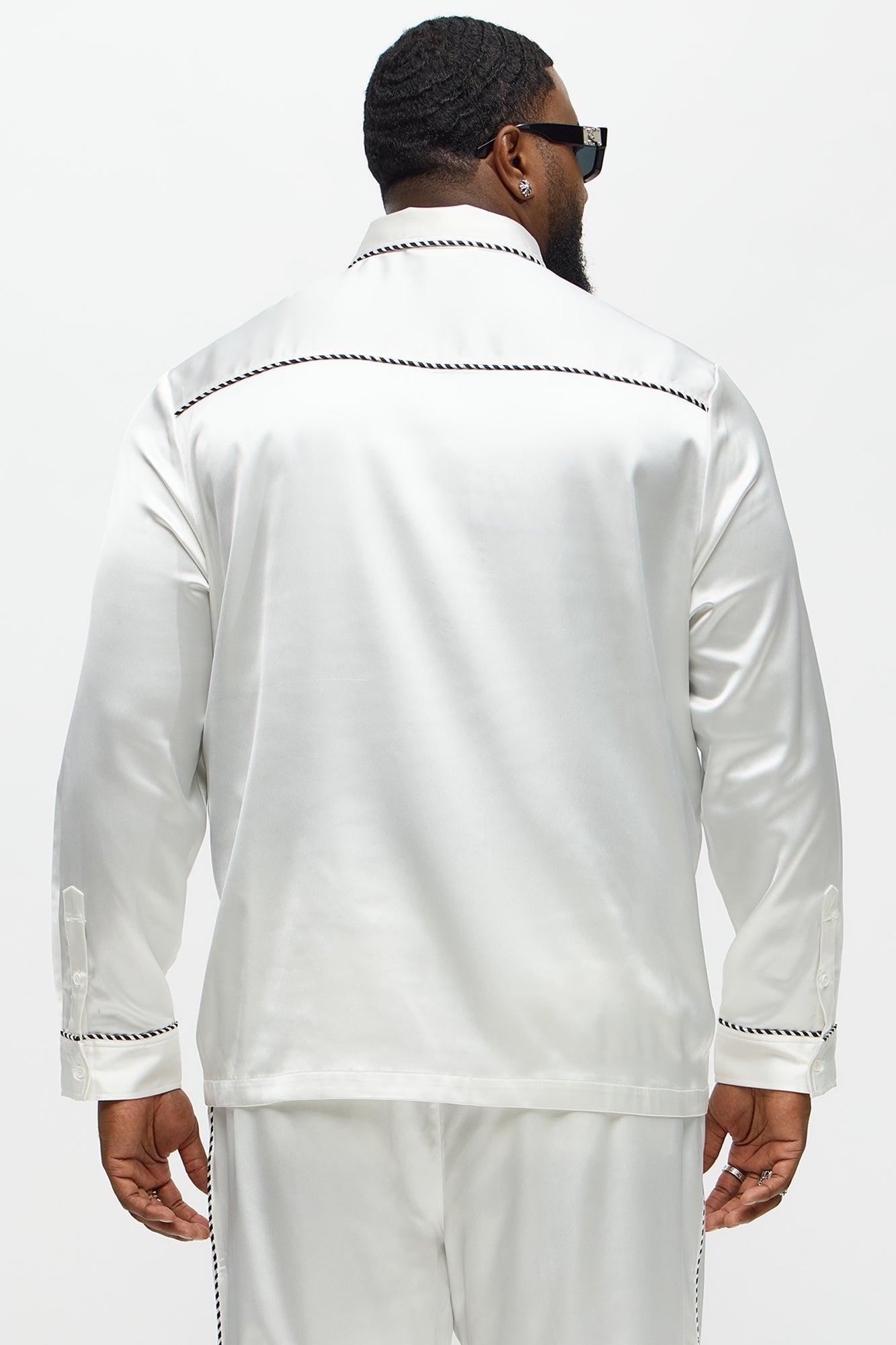 Luxe Button Up Shirt - White