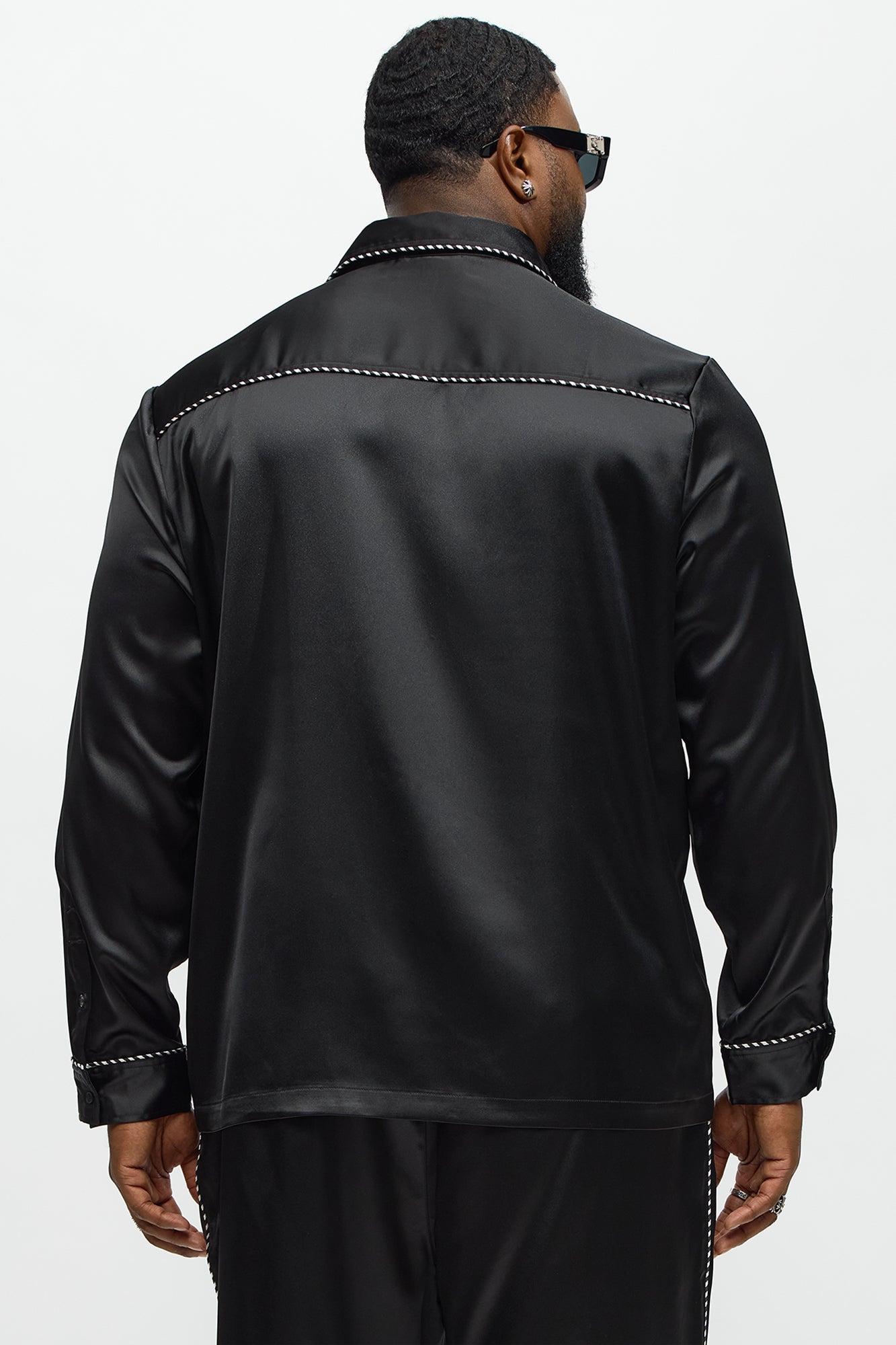 Luxe Button Up Shirt - Black