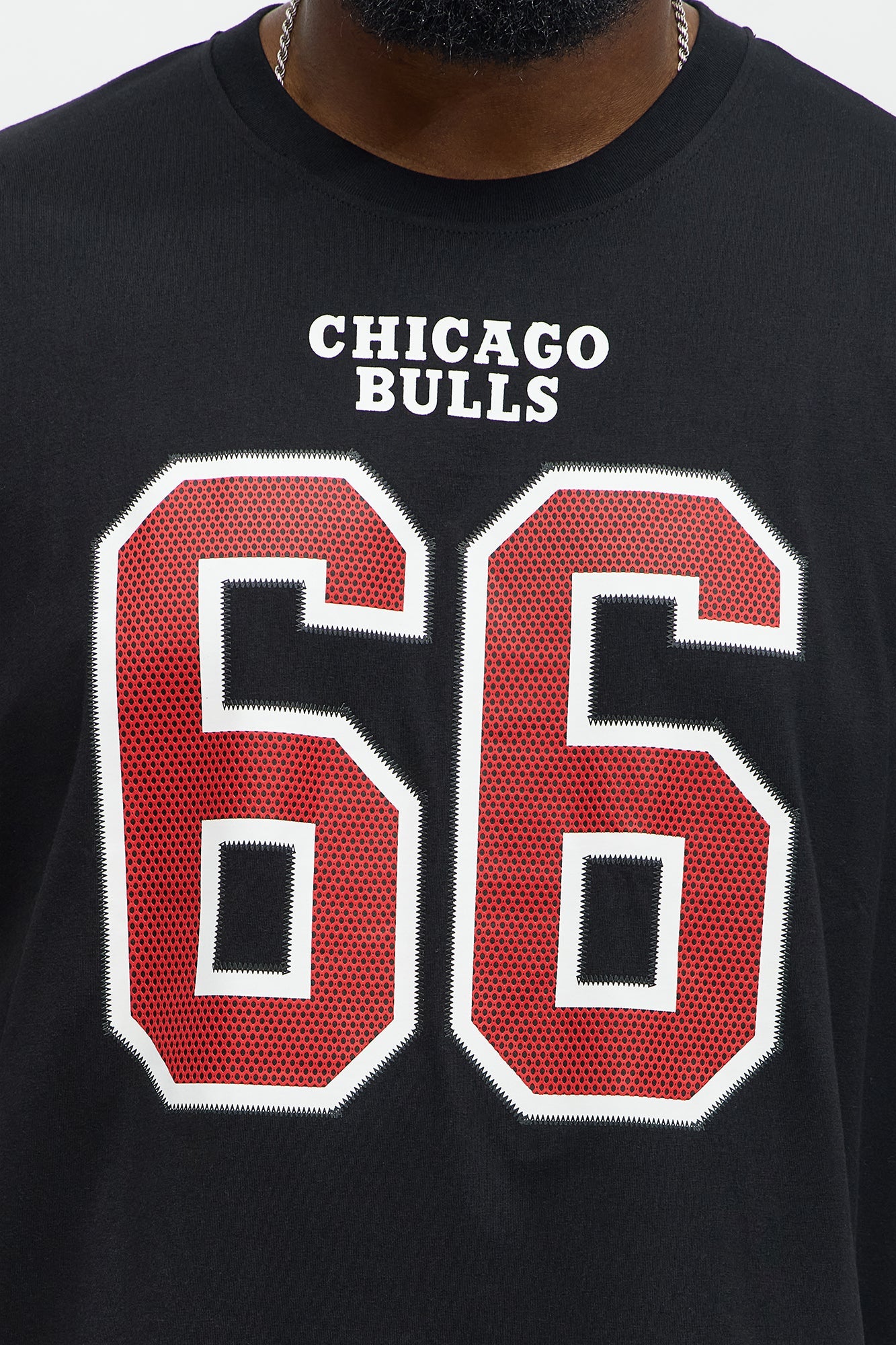 Bulls Boxy Number Tee - Black