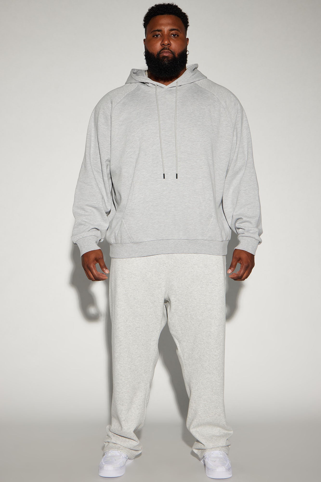 Tyson Heavyweight Straight Sweatpants - Heather Grey