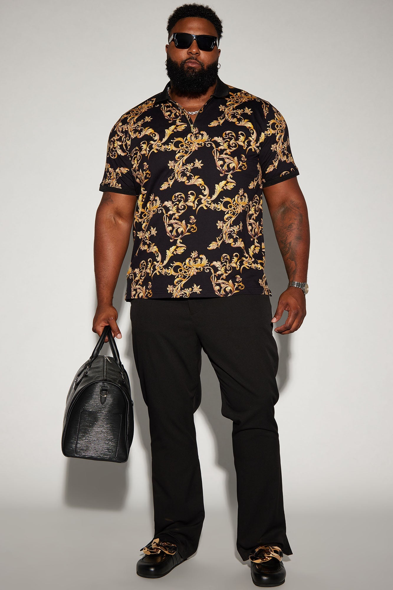 Ace Short Sleeve Polo - Black