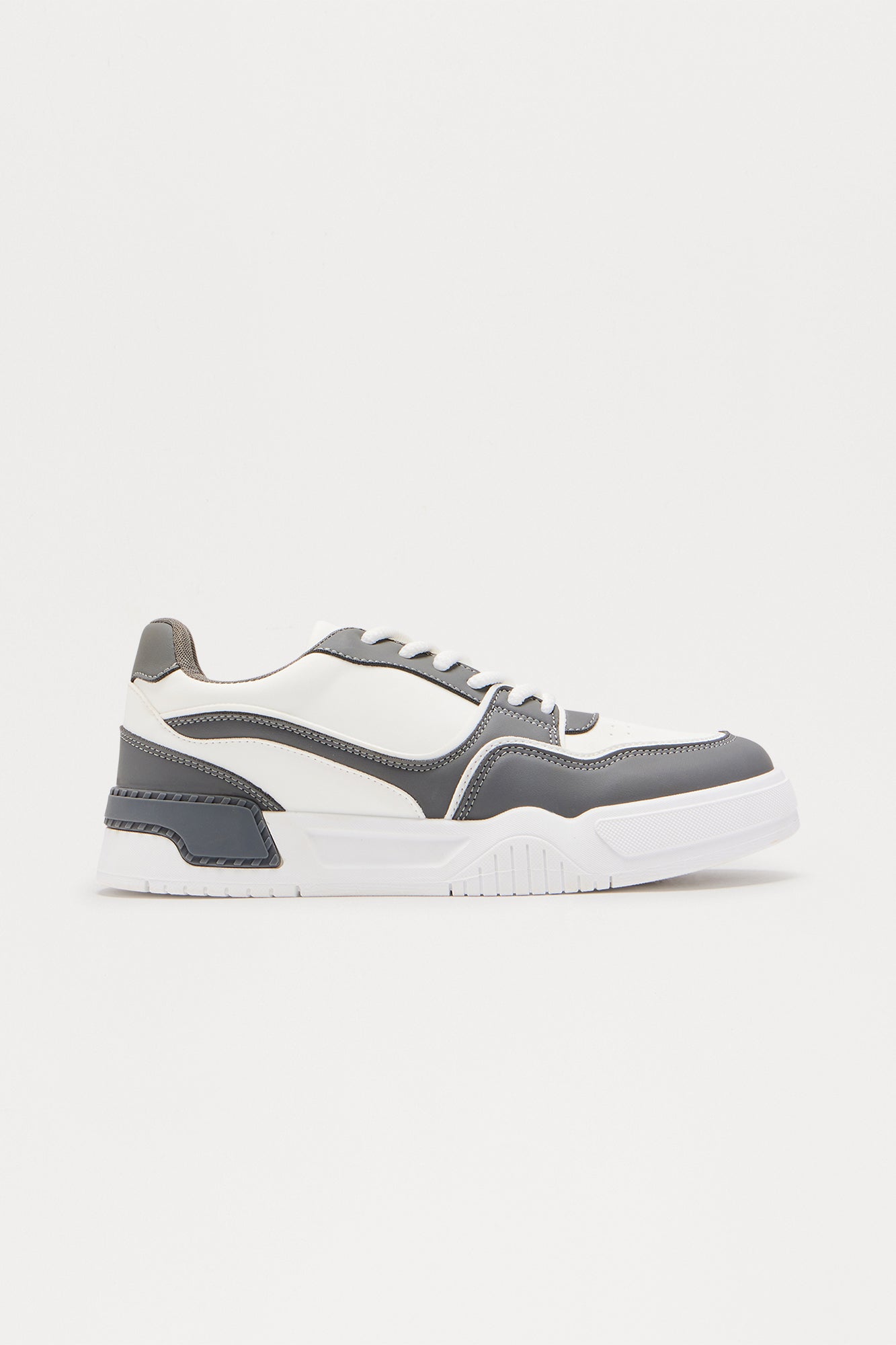 Major Step Chunky Paneled Sneaker - White/combo