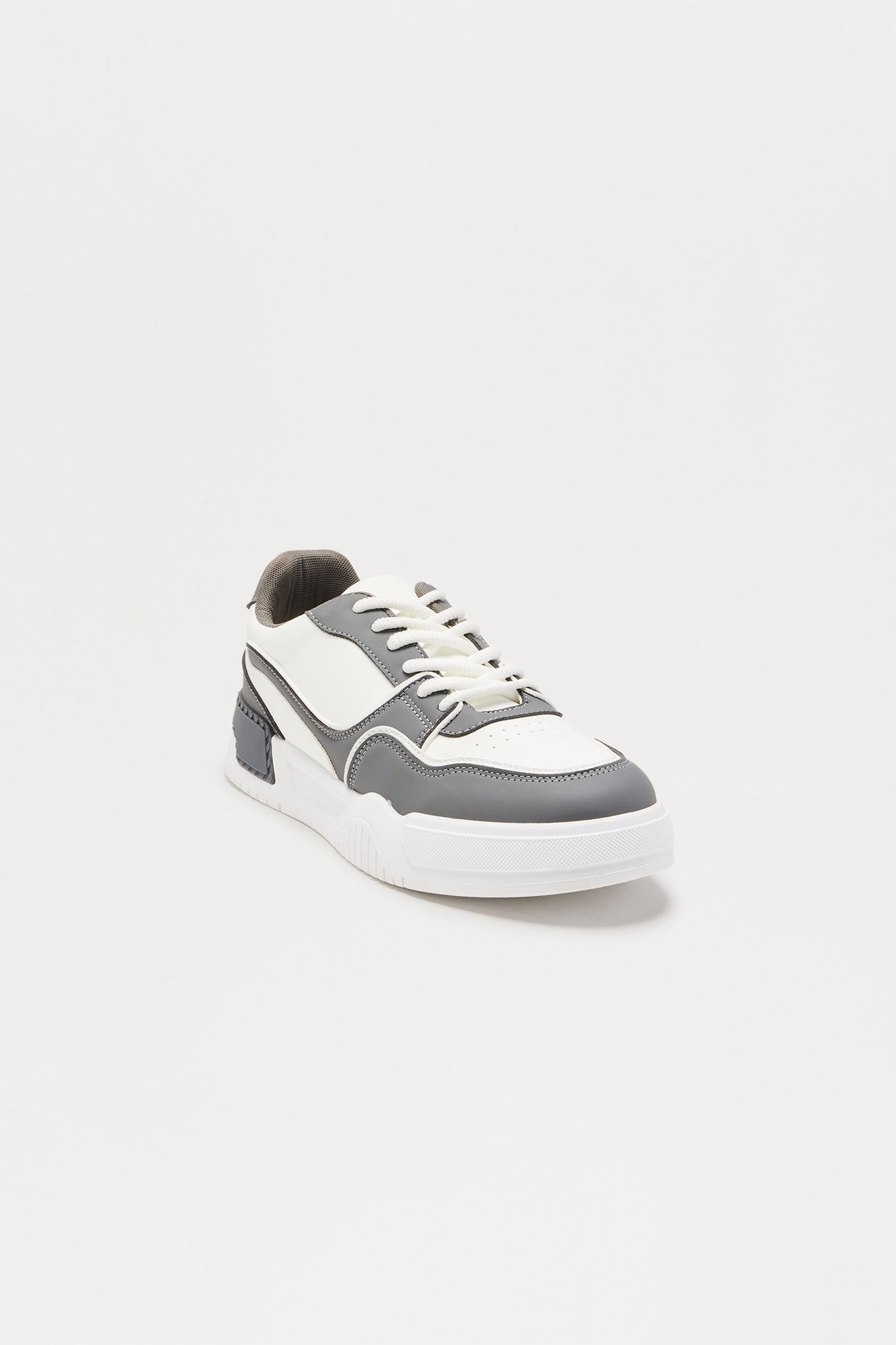 Major Step Chunky Paneled Sneaker - White/combo