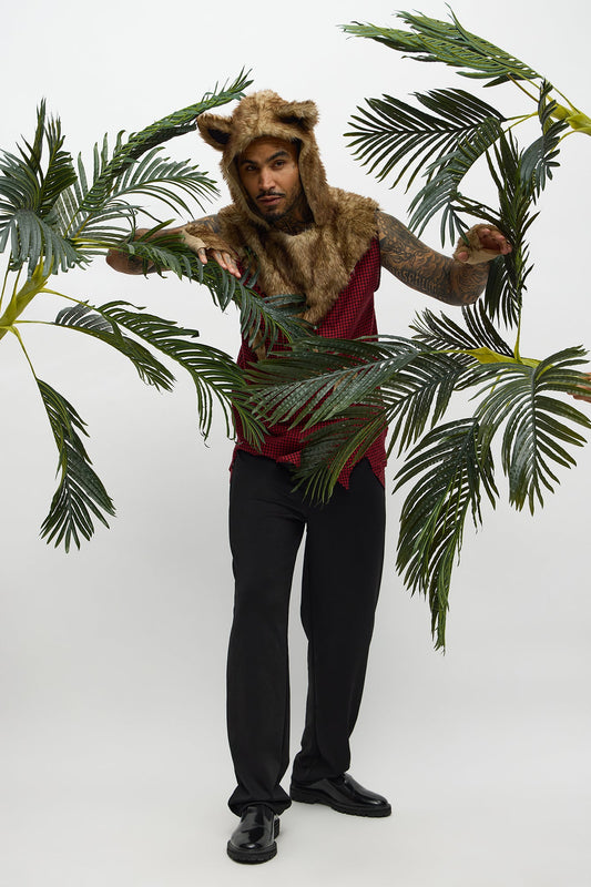 Big Bad Wolf Costume Set - Red/combo