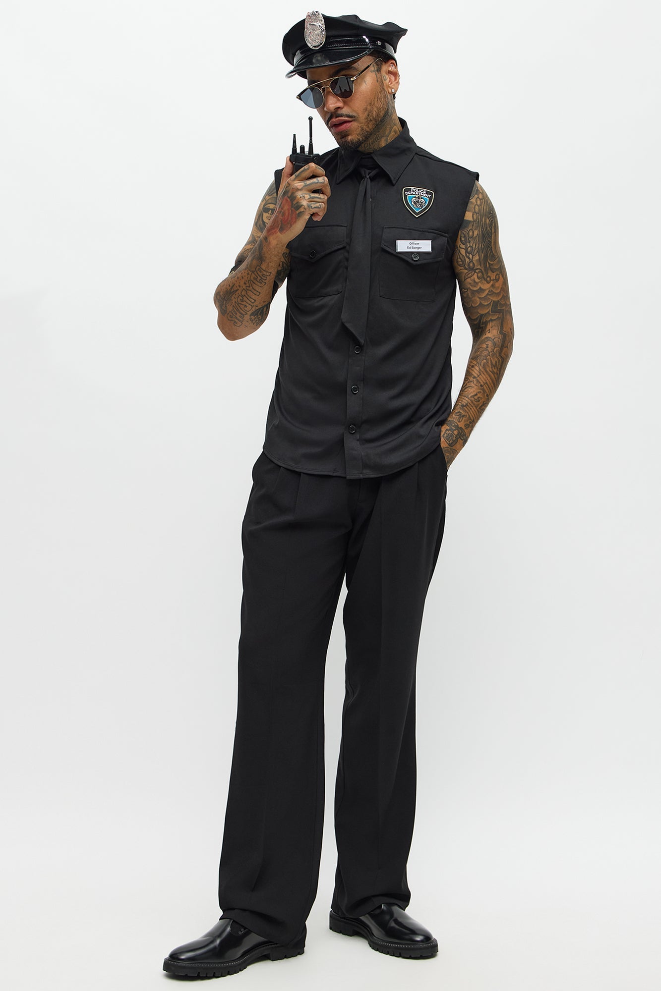 Dirty Cop Costume Set - Black