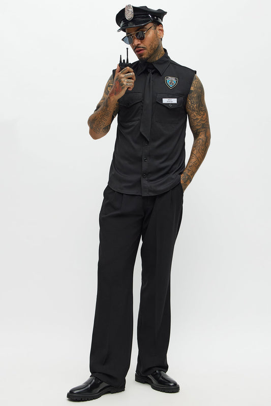 Dirty Cop Costume Set - Black