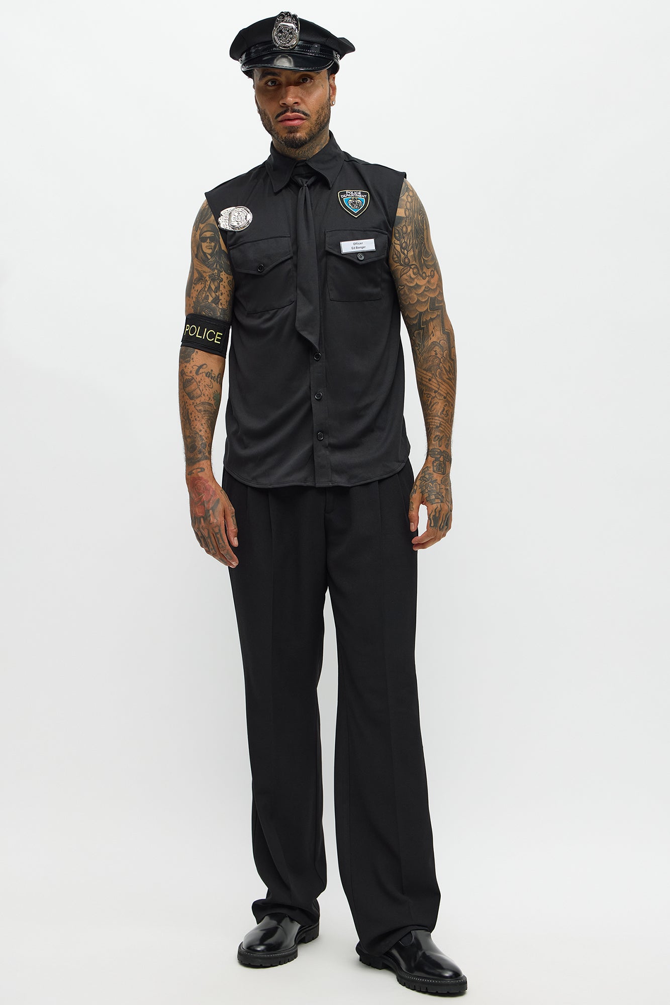 Dirty Cop Costume Set - Black